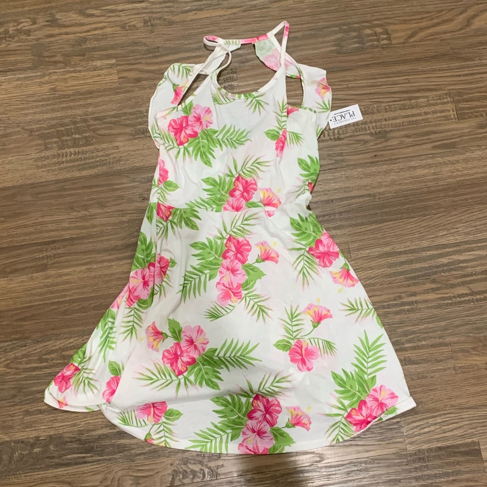 Cute summer dress with flowers on it